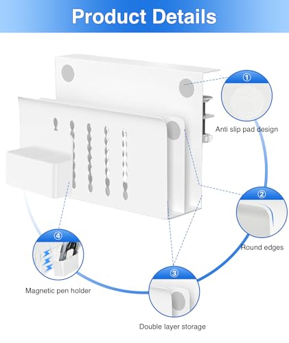 Support PC sous bureau compact pour libérer votre espace de travail - 4