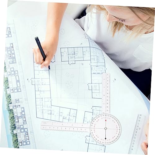 Goniomètre angle règle portable pour concevoir des plans et schémas sans s'encombrer - 6