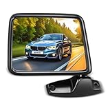 SCITOO Driver Side View Mirror Fit For 1983-1992 For Ford Ranger 1984-1990 Bronco II Manual Fold Non-heated Manual Adjustment Left Outside Exterior Mirror RM21351-121L-AUT, FO1320108,128-705-AUT