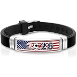 mintolex Soccer Fan Bracelet 2026 Sports Bracelet Adjustable Silicone Stainless Steel Wristband Game Day...