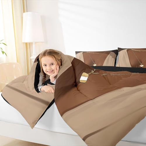 Image of Erosebridal Black Woman Full Comforter Set African American Bedding Set for Teens Adult Afro Black Female Quilt Comforter Pretty Woman Magical Bed Set Room Decor (1 Comforter, 2 Pillowcases)