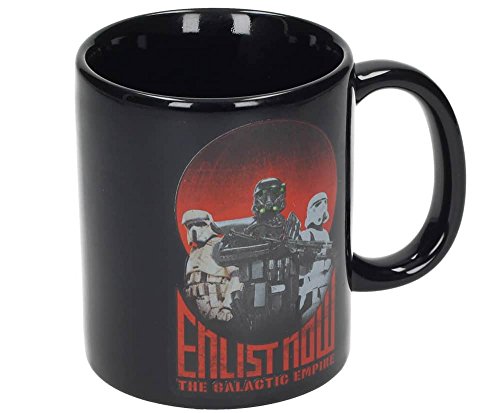 Sd Toys Star Wars Tazza Enlist Now, Ceramica, Nero, 8 Cm
