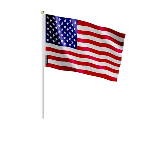 Lots mini drapeau États-Unis 14x21cm 100 pièces décoration de table usa