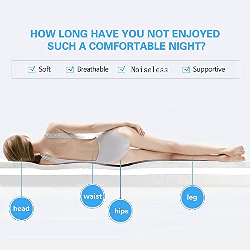 image for MASVIS Twin XL Mattress Pad Cover 8-21”Deep Pocket - Pillow Top Quil