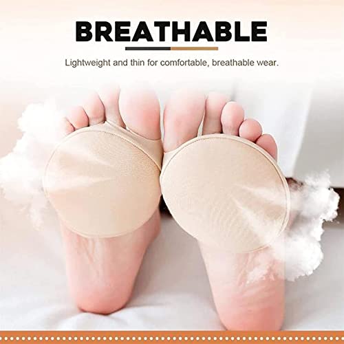 Image of Cushioning Ice Silk High Heel Insoles, Ufootdepot Fabric Forefoot Pads for Women, Foot Comfort Pads, Comfortable Non-Slip Toe Cushion Pads (3pairs -B)