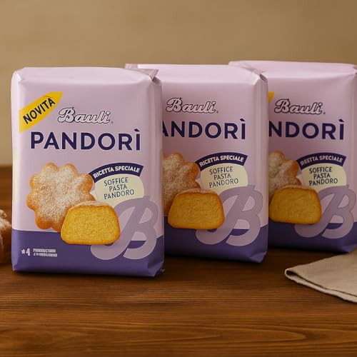 Pandorì Classico 150g – Mini Pandoro Soffice con Zucchero a Velo – Monoporzione Pronta da Gustare – Disponibile in Confezione da 3, 6 o 12 Pezzi (3 Pezzi, Classico)