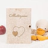 BEIM ARZT ALLES DABEI! Mit der Mutterpasshülle hast du alle wichtigen Informationen immer und überall mit dabei! Passt perfekt für den in Deutschland ausgestellten Mutterpass und bewahrt das wertvolle Dokument sicher auf.