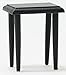 Classics by Handley Dollhouse Miniature Side Table, Black