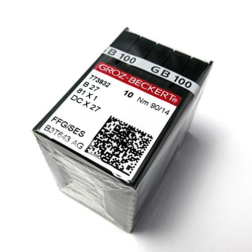 Groz-Beckert B-27 Dcx27 Dcx1 Lot de 100 aiguilles de surjeteuse pour machine à coudre (11/75) Cover