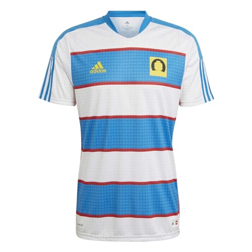 adidas Herren-Trio-T-Shirt, blau, XS