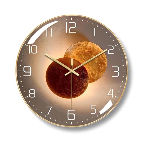 Horloge murale métal art déco sculpture moderne de haute qualité