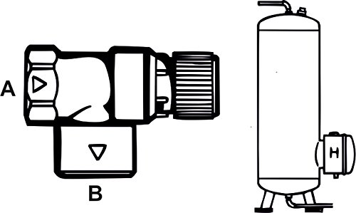 Cornat T593712 Sicherheitsventil, 1/2 Zoll -10.0 bar