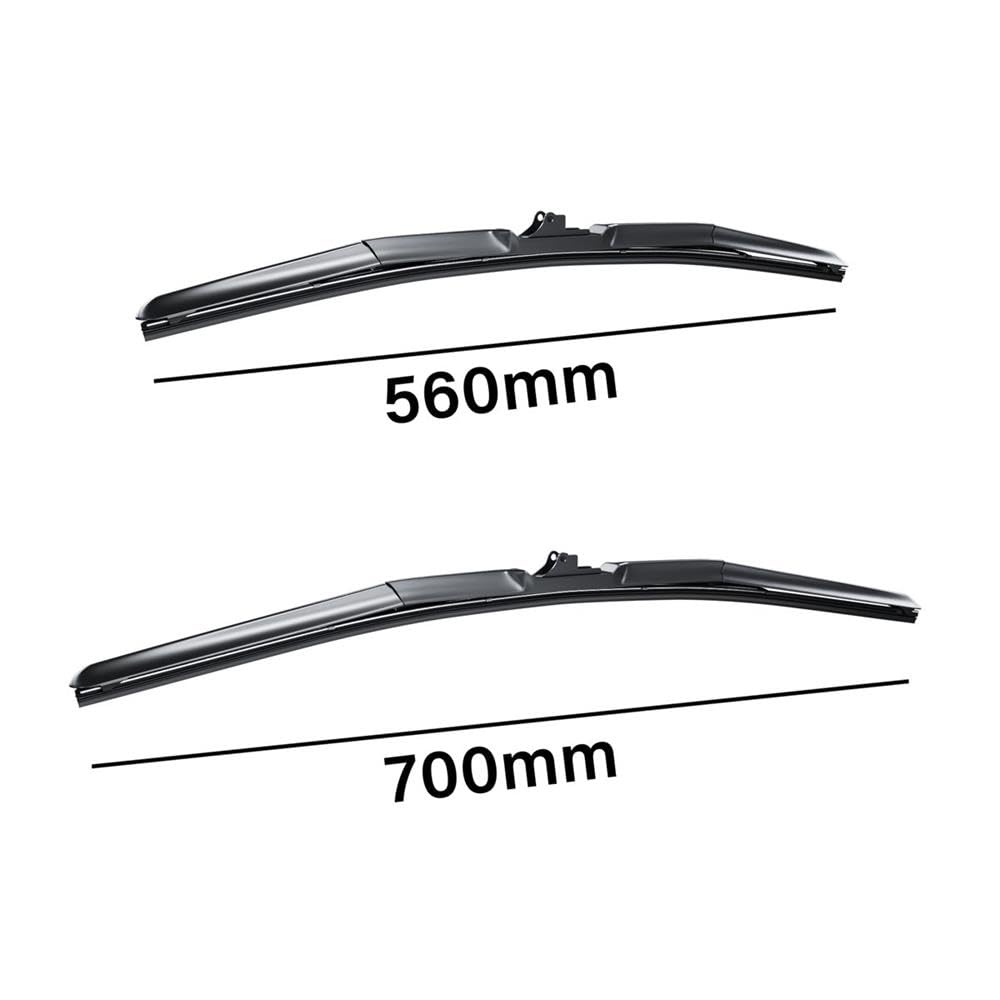 Mossa Escobillas limpiaparabrisas adecuadas para Opel Zafira B 2005-2015 H | Monovolumen