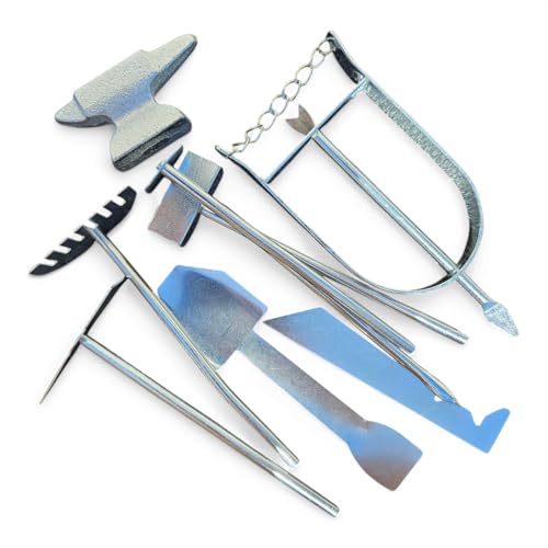 Herramientas de Ogun, Oggun Warrior Tools, Spiritual Metal Tools of Strength and Protection, Santeria, Orishas, Ifa