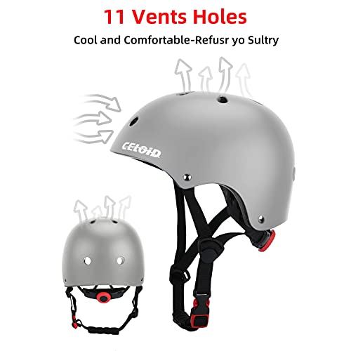 Image of Kids Bike Helmet,Toddler Skateboard Helmets for Ages 2-3-5-8-14 Years Boys Girls，Adjustable Multi-Sport Bicycle Skateboarding Football Roller Skating Scooter Rollerblade Balance Bike Helmet