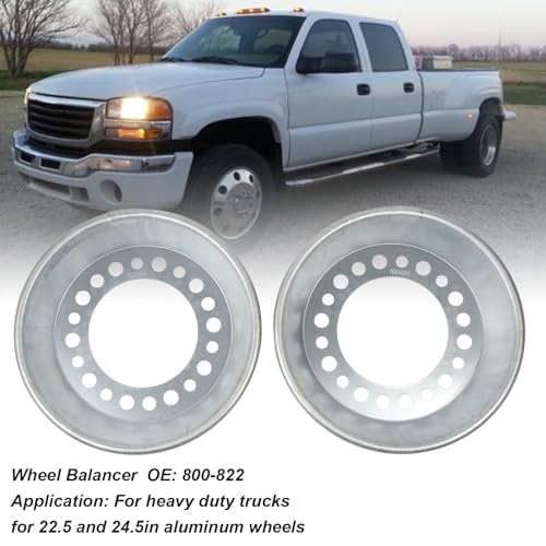 XTevu 2PCS Auto Balanceador de Roda Metal Previne Pneu Cupping 800-822 para Caminhões Pesados ​​Roda