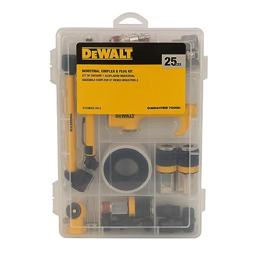 DEWALT 25pc Industrial Coupler & Plug Kit (DXCM024-0412)