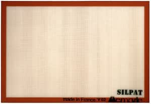 Silpat Non-Stick Silicone Commercial Size Baking Mat, 16.5-Inch by 24.5-Inch
