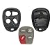 Keyless2Go Key Fob Shell Case for GM Vehicles with FCC KOBLEAR1XT, KOBUT1BT - Shell Only