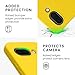 kwmobile Case Compatible with Google Pixel 9a Case - TPU Silicone Phone Cover with Soft Finish - Radiant Yellow