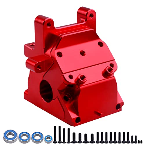Image of Aluminum Gearbox Case Set HD for 6S Arrma Kraton Typhon Notorious Outcast Mojave Infraction Felony Talion Limitless BLX, Replaces AR310854 (Red)