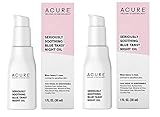 Acure Organics Seriously Soothing Blue Tansy Night Oil (Pack of 2) With Blue Tansy and Jasmine, For...