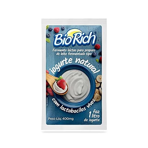 Fermento Lácteo para Preparo de Iogurte Natural - Bio Rich