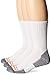 Timberland Men's Pro Crew Cool Touch Blend 3 Pack Socks, White, Sock Size:10-13/Shoe Size: 6-12/9-12