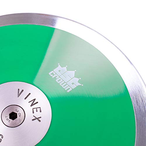 1kg Low Spin Discus, 70 Rim Weight Official Track & Field Throwing