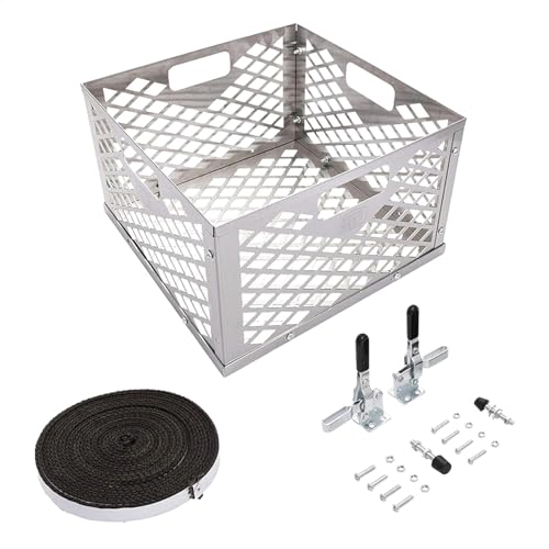 Kit de modification de barbecue en acier inoxydable avec panier et joint étanche