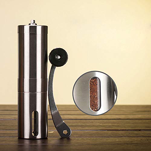 minzhenamz Manuelle Kaffeemühle,Kaffee-Handmühle,Kaffeemühle Manuell Keramikmahlwerk, Espressomühle,Handkkaffeemühle… – Bild 6