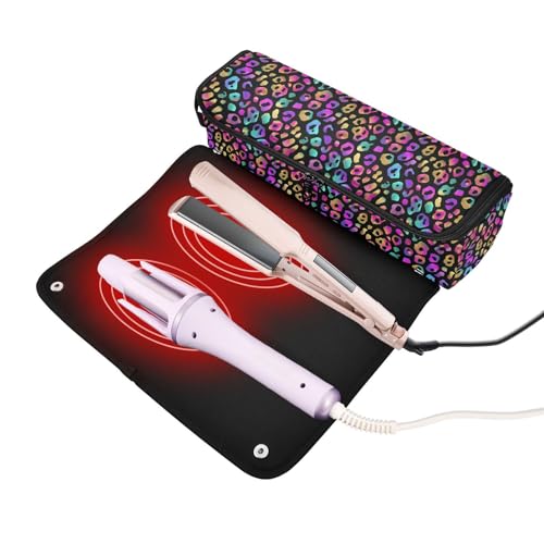 Bolsa de viaje termorresistente para herramientas de cabello miniatura 2