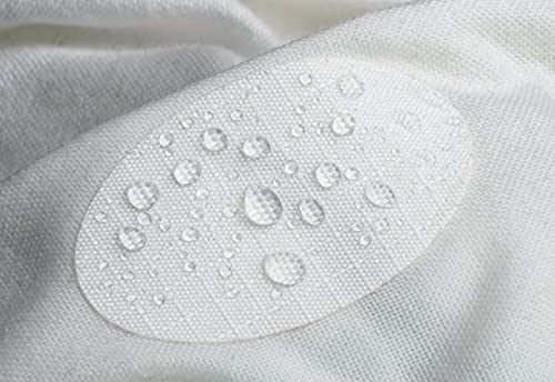 aZengear Repair Patches for Jackets, Tent, Shoe Toe, Air Mattress, Inflatables, PVC Gear - Waterproof, Self-Adhesive, Tear-Cold-Heat-Resistant, Down Puffer Coat (11 Pcs, White)