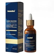 Anti Aging Facial Serum with Vitamin C, Vitamin E & Aloe Vera, Collagen Boosting Formula, Reduces Fine Lines & Pores, Hydrates & Firms Skin, For Daily & Mature Skin Care, Blue 30 ml