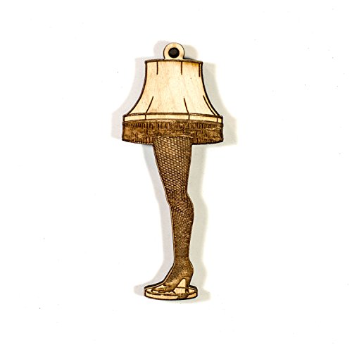 Ornament - Leg Lamp - Raw Wood