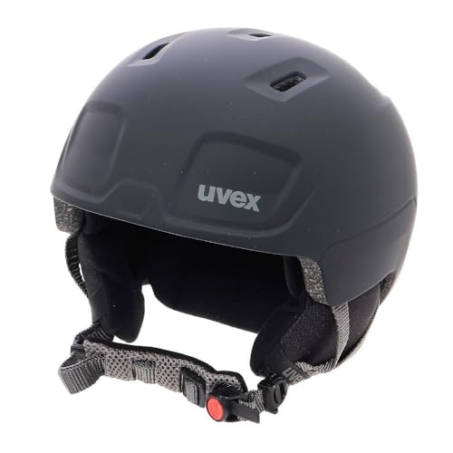 uvex heyya pro - Leichter Skihelm für Kinder - individuelle Größenanpassung - optimierte Belüftung - Black matt - 54-58 cm