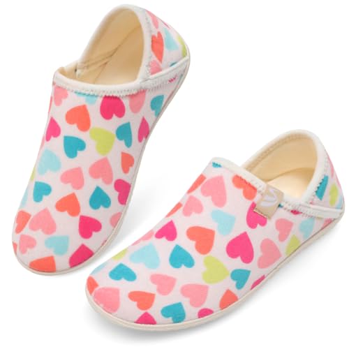Image of Spesoul Fuzzy House Slippers for Women Men Indoor Closed Back Lightweight Cozy Faux Furry Lining Barefoot House Shoes Slipper Socks for Bedroom Home Office Yoga Outdoor Walking Shoes