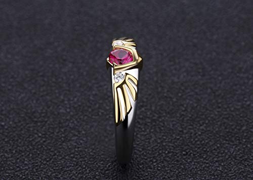 Purreen Zelda Goron's Ruby, Hylian Shield Inspired Ring (7) #TOP3