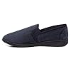 The Slipper Company Mens Navy Check Full Slipper - Size 9 UK - Blue #3
