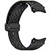 Sodhad Magnetic Silicone Band Compatible with Samsung Galaxy Watch 7 6 5 4 44mm 40mm, Breathable Sport Silicone Magnetic Band for Galaxy Watch 6 Classic 47mm 43mm / 5 Pro 45mm / 4 Classic 46mm 42mm