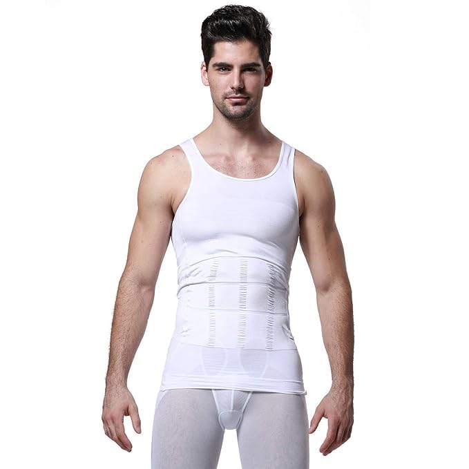 fitolym Men Compression Shirt Slimming Body Shaper Vest Tummy Control Shapewear Abdomen Undershirt Gym Workout Tank Top-picture-20