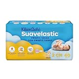 KleenBebé Suavelastic Pañal Desechable para Bebé, Talla Chico Unisex, Paquete con 40 Piezas, Ideal para Bebés de 5 a 7.5 kg