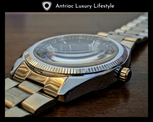 Image of Luxury Emperor Black Badge Roman - Black Watch - Made in India Luxury Watch