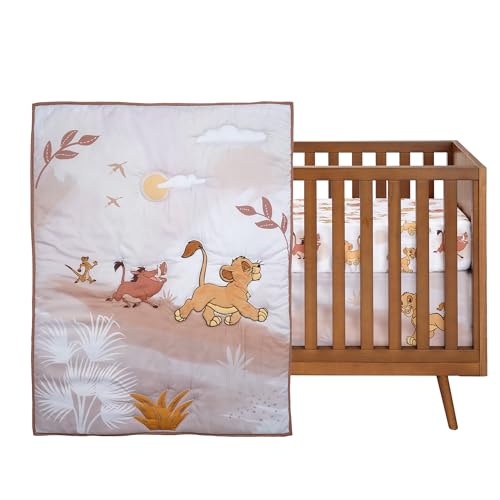 Image of Lambs & Ivy Disney Baby Lion King Safari 3-Pc Infant Nursery Crib Bedding Set