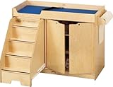 Jonti-Craft 5131JC Changing Table with Stairs, Left