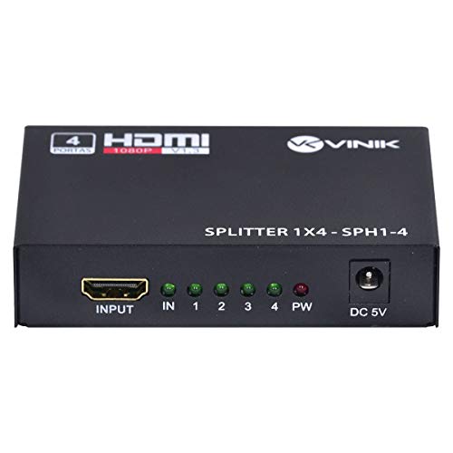 SPLITTER HDMI 1 ENTRADAS 4 SAIDAS SPH1-4 VINIK