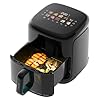 Cecotec Friggitrice ad Aria 6,5L- Air Fryer Cecofry&Grill Smokin'Prime 6500. 2200W, 3in1: Friggitrice, Grill, Piastra. Affumicatore integrato, Temp 40-200°C, Parete Divisoria Mobile, Cottura uniforme