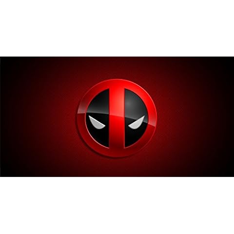 Deadpool Logo Photo License Plate Cover