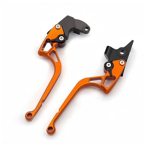 Evita holguras en mandos de moto con palancas CNC naranja para Honda NX500 170mm