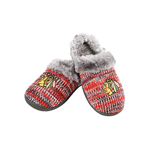 Image of FOCO Womens NHL Team Logo Peak Slide Slippers